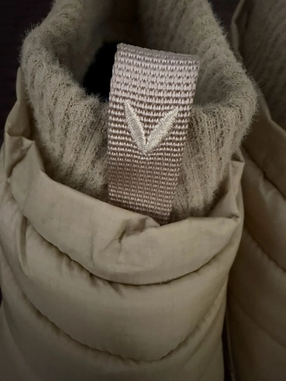 NEW! Viviana Quilted Slip-On Winter Booties in Beige